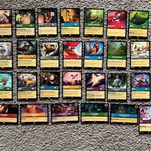 BUNDLE Disney Lorcana Lot 5 of 27 Cards
